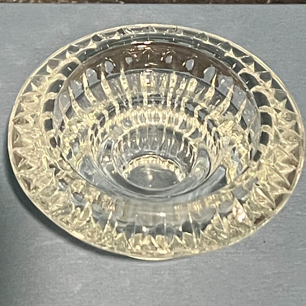 Vintage Glass Candle Holder